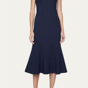 L'AGENCE size MEDIUM 
Bisous Flared Midi Dress